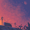 Solitary Moon